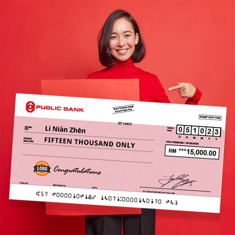Mock Cheque